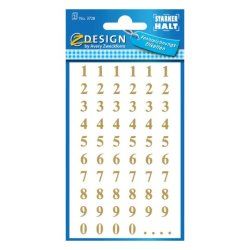 Avery 3728 self-adhesive label Permanent Gold 124 pc(s)