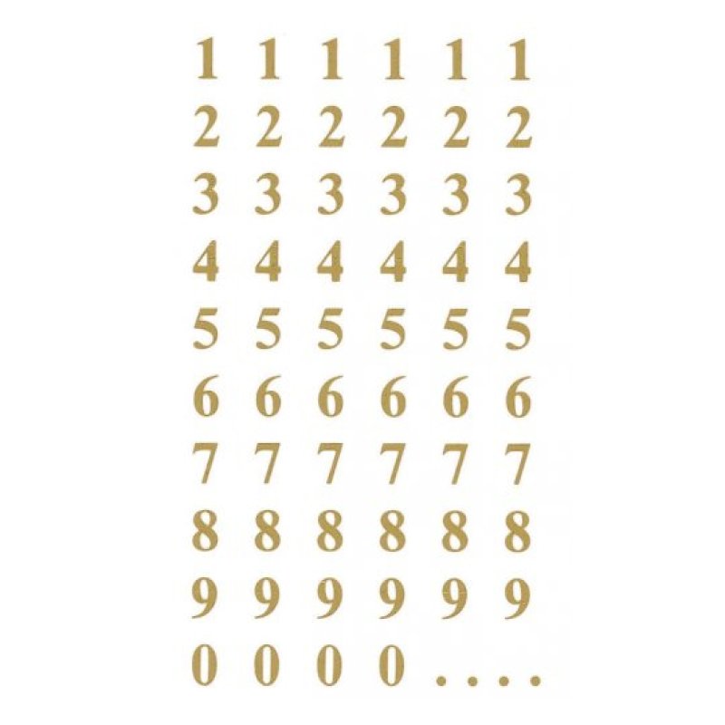 Avery 3728 étiquette auto-collante Permanent Or 124 pièce(s)