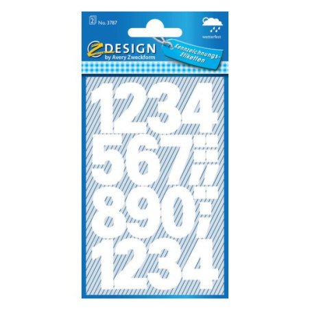 Avery 3787 self-adhesive label Permanent White 48 pc(s)