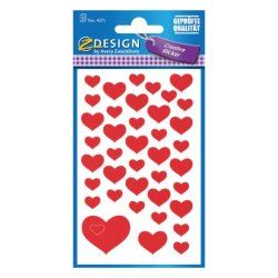 Avery 4371 decorative sticker Paper Red Permanent 117 pc(s)