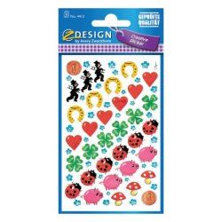 Avery 4413 autocollant décoratif Papier Multicolore Permanent 102 pièce(s)