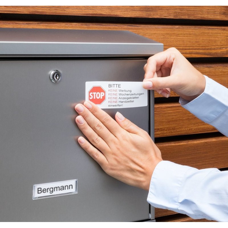 Avery L4775-20 self-adhesive label Rounded rectangle Permanent White 20 pc(s)