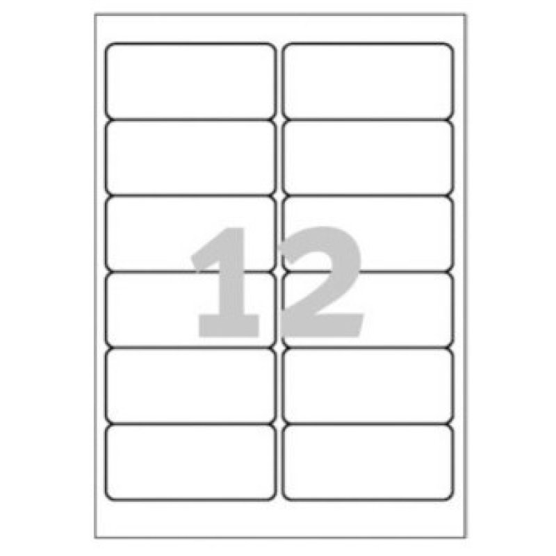 Avery L4776-20 printer label White