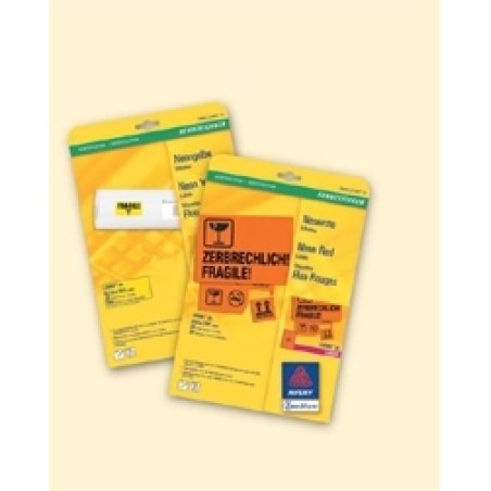 AVERY Zweckform Etiquette pour badge, 63,5 x 29,6 mm, blanc