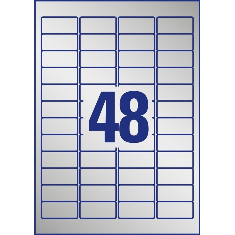 Avery Silver Heavy Duty Labels