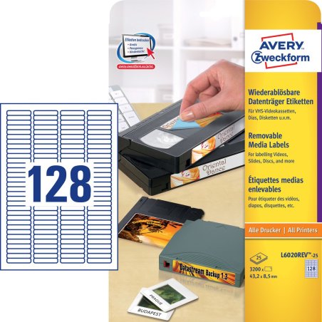 Avery Data Media Labels
