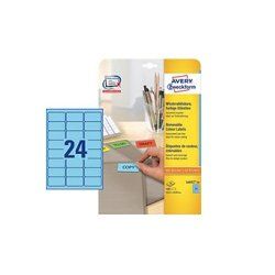 AVERY Zweckform Etiquette universelle, 63,5 x 33,9 mm, bleu