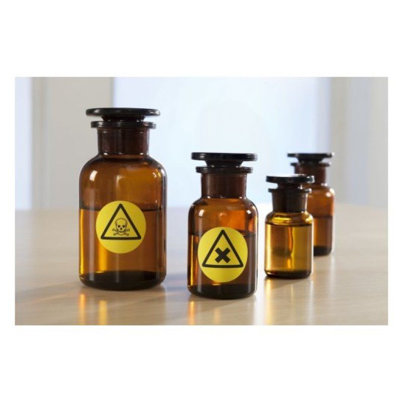 Avery L6107-20 self-adhesive label Rounded rectangle Permanent Yellow 240 pc(s)