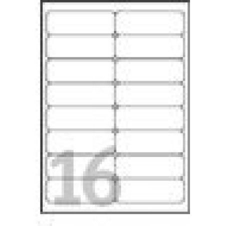 Avery L7562-25 étiquette d'adresse Transparent