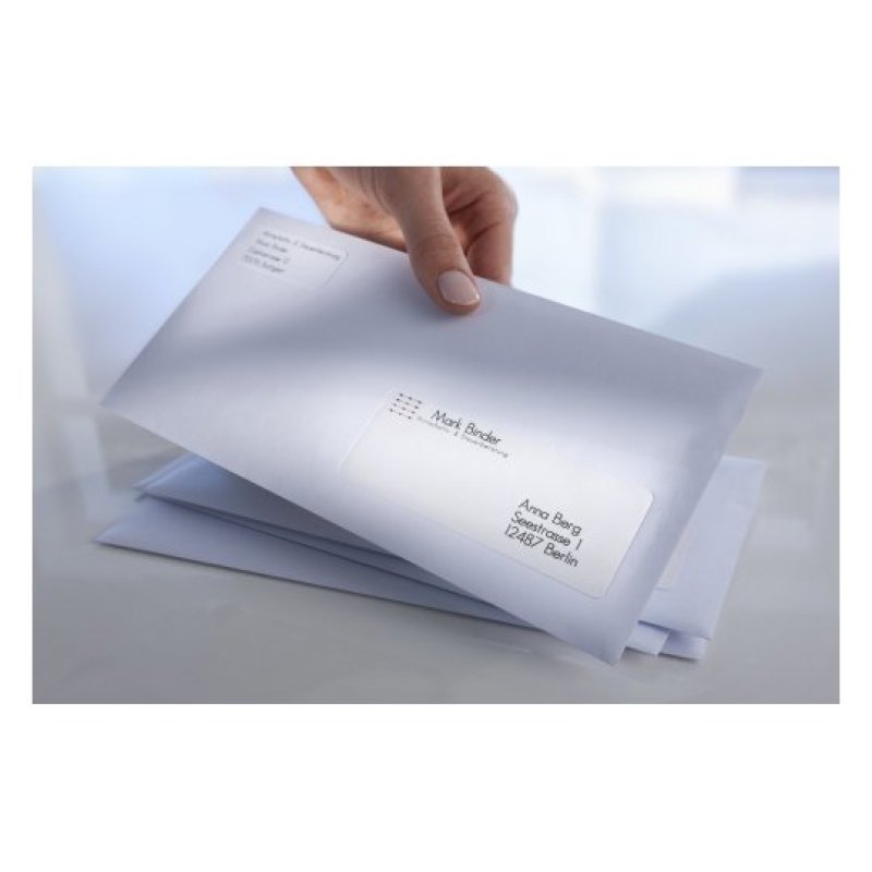 Avery L7636-25 self-adhesive label Rounded rectangle Permanent White 1200 pc(s)