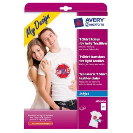 Avery MD1006 textile imprimable