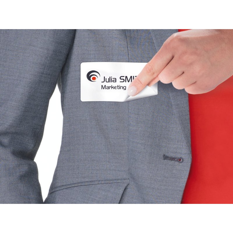 Avery L4785-20 étiquette auto-collante Rectangle aux angles arrondis Amovible Blanc 200 pièce(s)