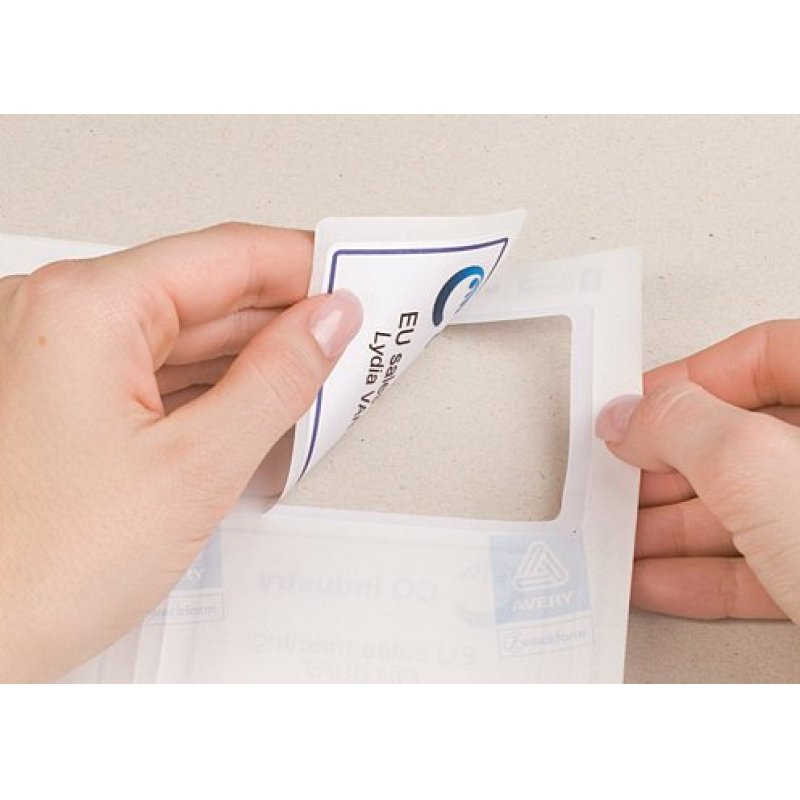 Avery L4785-20 self-adhesive label Rounded rectangle Removable White 200 pc(s)