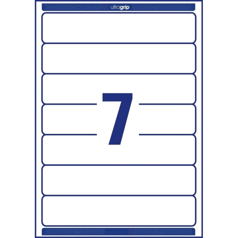 Avery LR4760-25 étiquette auto-collante Rectangle aux angles arrondis Permanent Blanc 210 pièce(s)