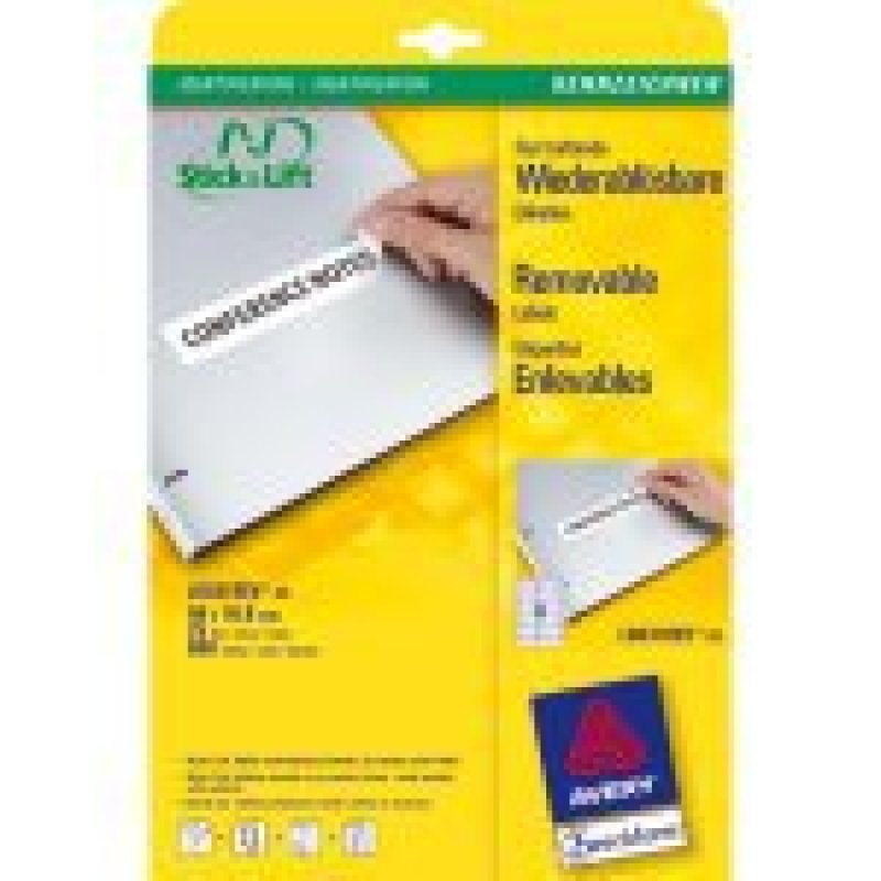 AVERY Zweckform Etiquette universelle, 96 x 16,9 mm, blanc