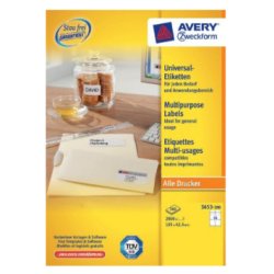 AVERY Zweckform Etiquette universelle, 105 x 42,3 mm, blanc