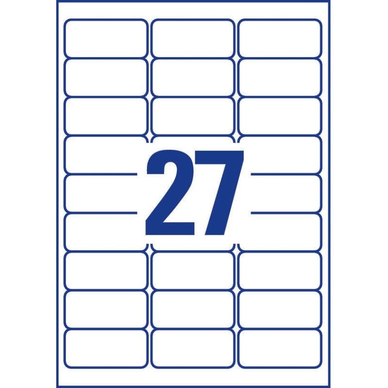 AVERY Zweckform Etiquette universelle, 63,5 x 29,6 mm, blanc