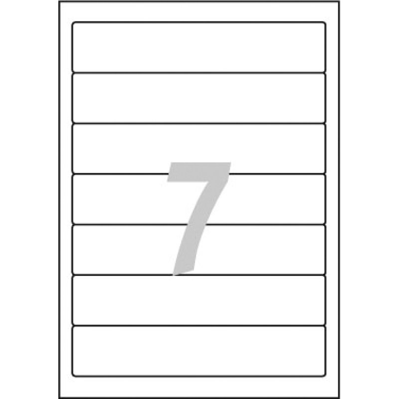 AVERY Zweckform Etiquette pour dos de classeur, blanc