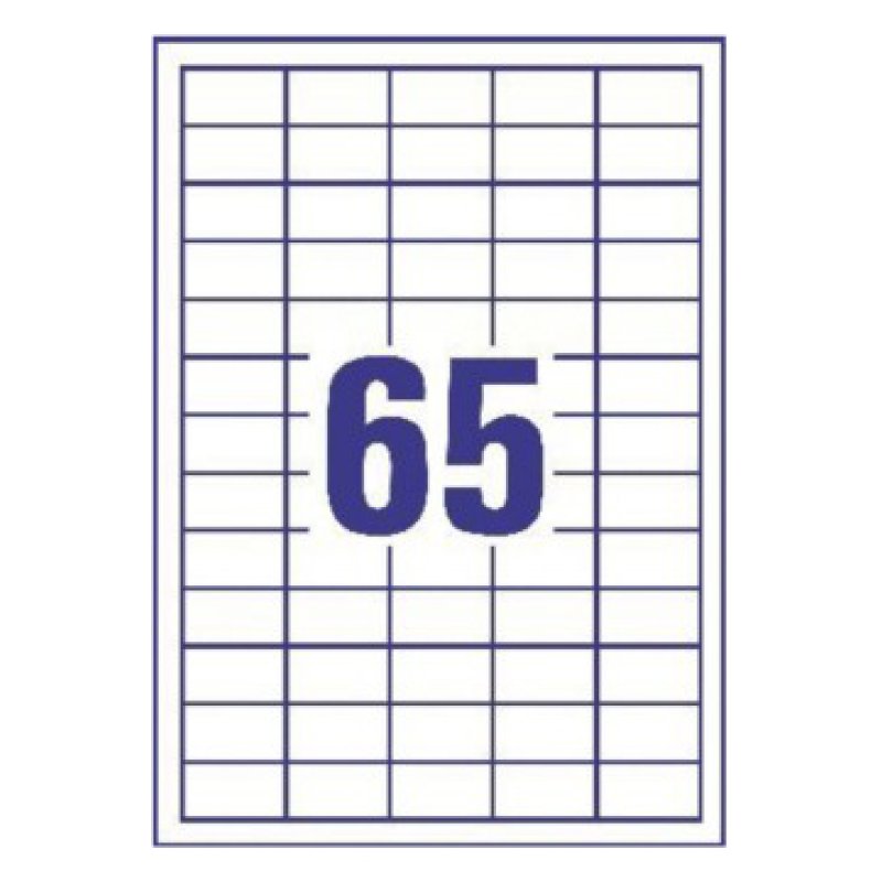 Avery 6121 printer label White