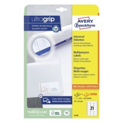 AVERY Zweckform Etiquette universelle, 64 x 36 mm, blanc
