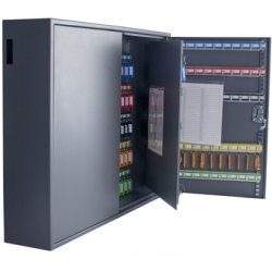 pavo Armoire à clés pour 300 clés, gris foncé