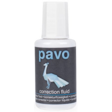 pavo Correcteur liquide, blanc, contenu: 20 ml