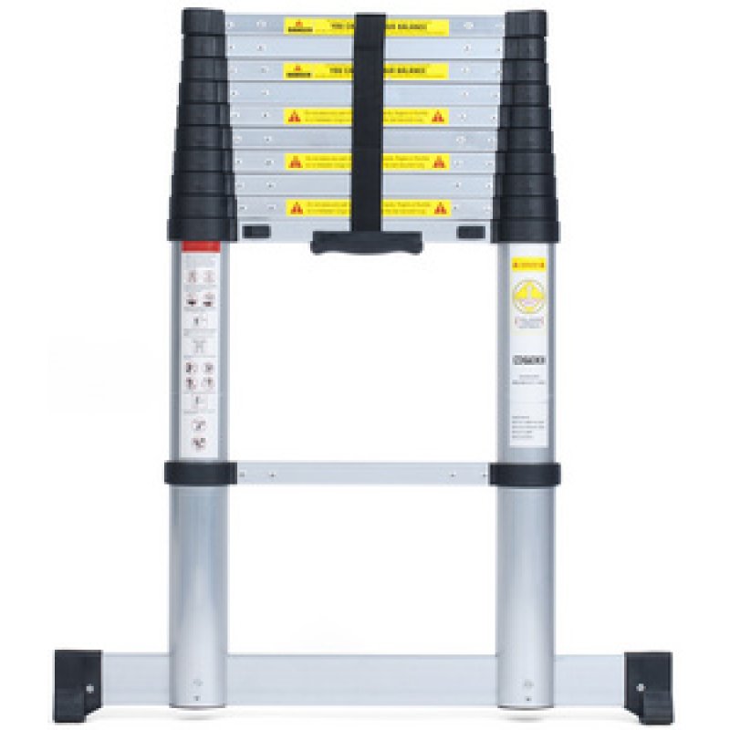 pavo Echelle télescopique en aluminium, 10 barreaux