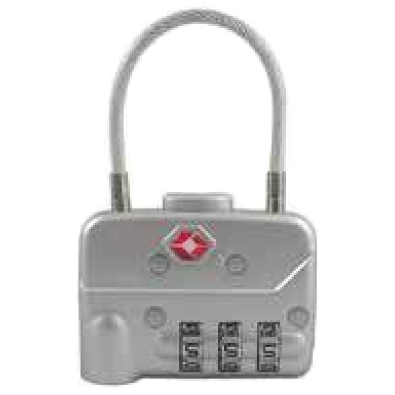 pavo Cadenas TSA à combinaison pour bagages, en zinc / acier