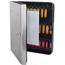 pavo Armoire à clés Design pour 54 clés, gris foncé