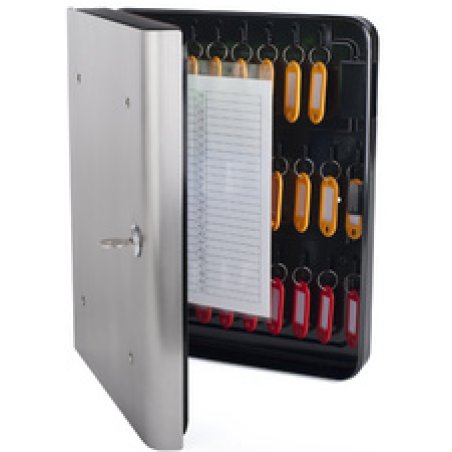 pavo Armoire à clés Design pour 54 clés, gris foncé