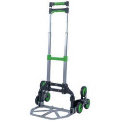 pavo Diable d'escalier en aluminium, 2 x 3 roues en étoile