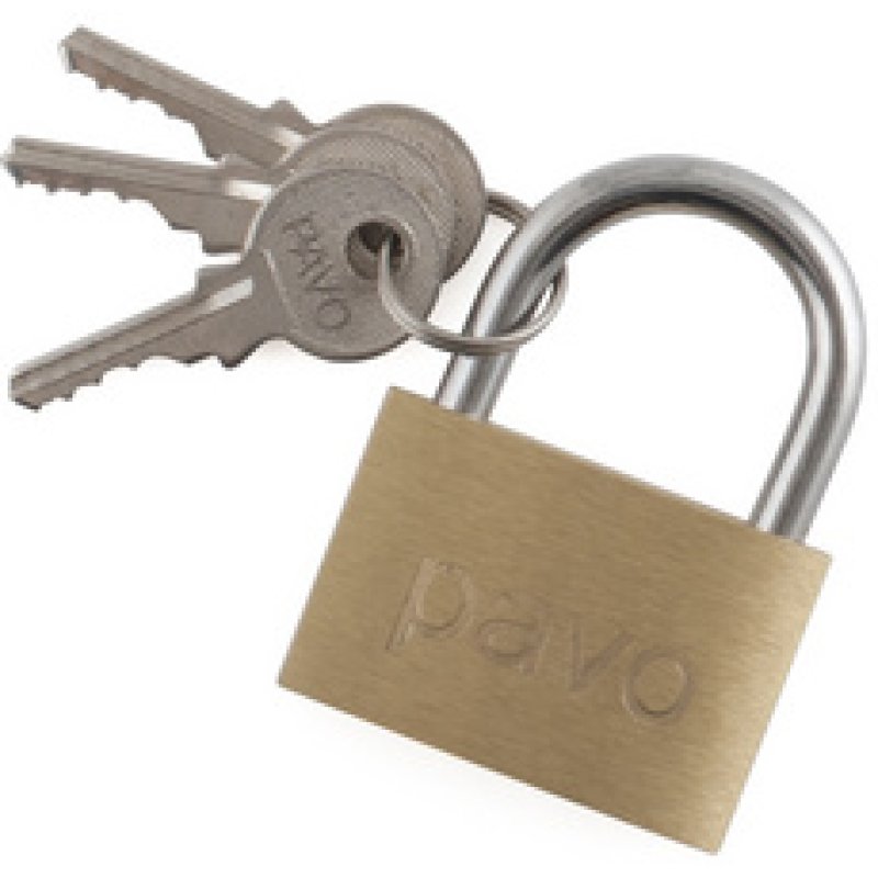pavo Cadenas à clé en laiton, (L)40 mm
