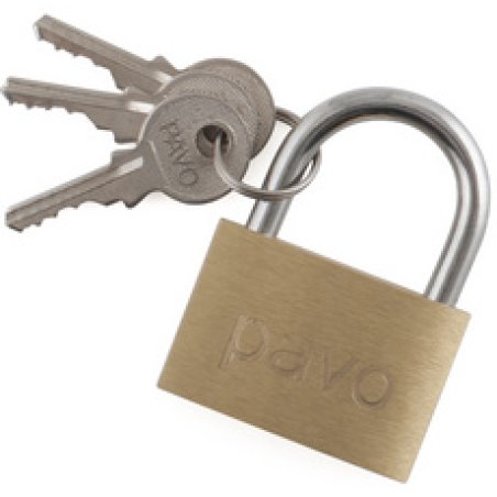 pavo Cadenas à clé en laiton, (L)40 mm