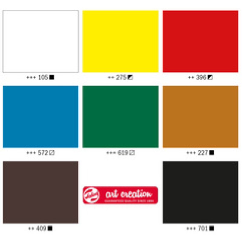 ROYAL TALENS Acrylique ArtCreation, 12 ml, set de 8