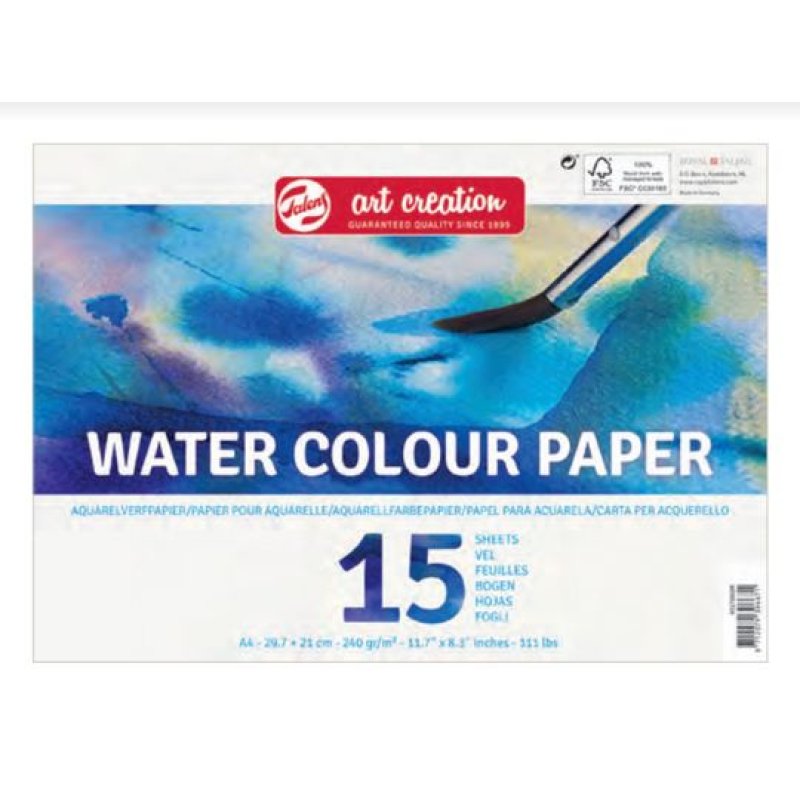 Talens 9317001M papier créatif papier d'art 15 feuilles