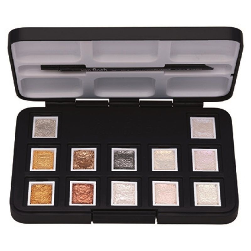 Van Gogh 20808640 water based paint Graphite, Bronze colour, Copper, Gold, Green, Red, Silver, Violet, White, Yellow