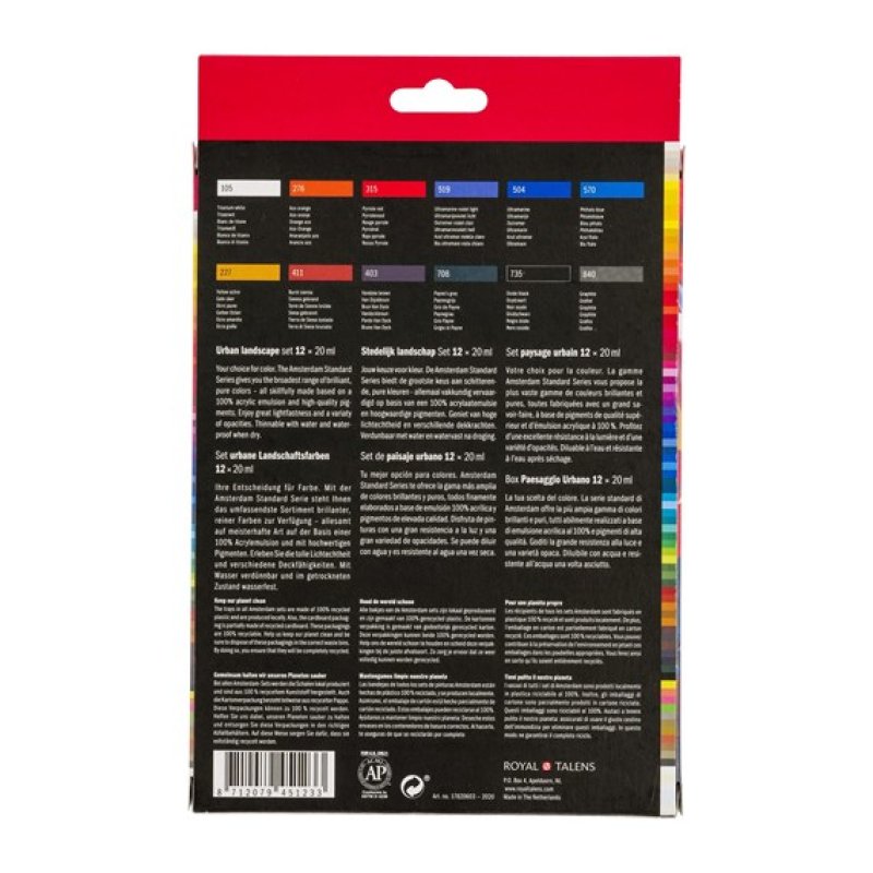 Amsterdam 17820603 art/craft paint Acrylic paint 12 pc(s)