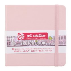 ROYAL TALENS Art Creation Carnet de croquis, 120x120 mm,rose