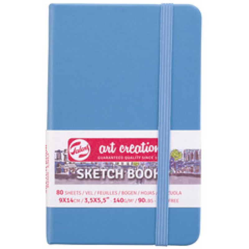 ROYAL TALENS Art Creation Carnet de croquis, 90x140 mm, bleu