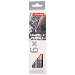 ROYAL Crayons graphite Art Creation, rond, étui de 12