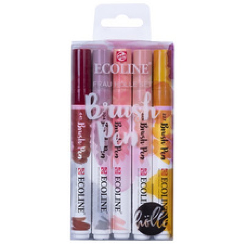 ROYAL TALENS Ecoline Pinselstift Brush Pen Set "Frau Hölle"