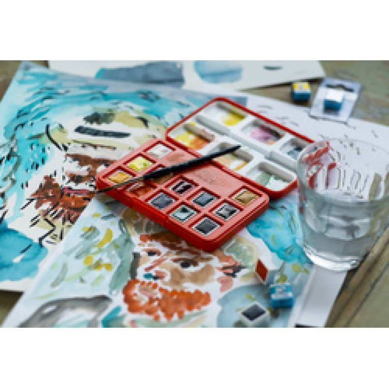 ROYAL TALENS Pocket box aquarelle Van Gogh x "Autoportrait"