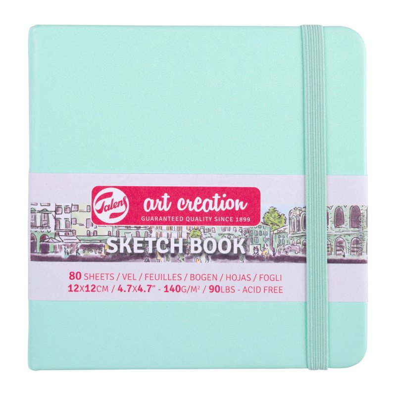 Talens Sketchbook Fresh Mint 12 x 12 cm 140 g 80 Sheets
