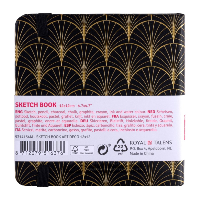 ROYAL TALENS Art Creation Carnet de croquis Art Deco