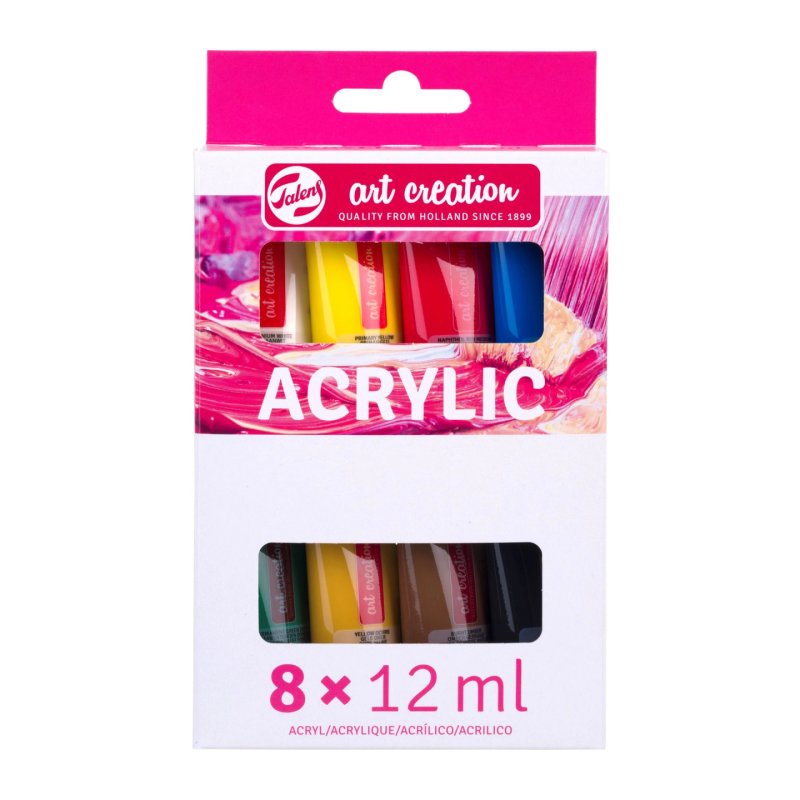 ROYAL TALENS Acrylique Art Creation, 12 ml, set de 8