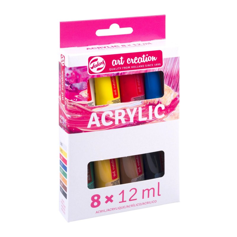 Talens Set acrylique | 8 x 12 ml
