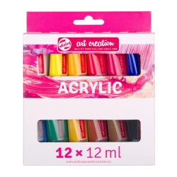 ROYAL TALENS Acrylique Art Creation, 12 ml, set de 12