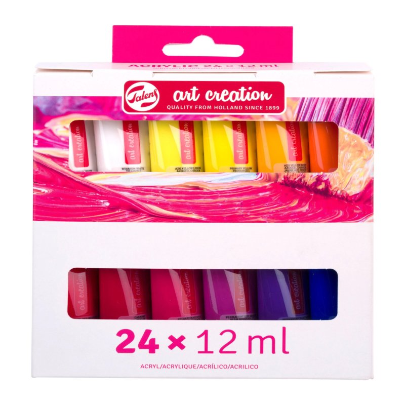Talens Acrylic colour set | 24 x 12 ml