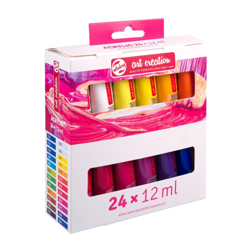 Talens Set acrylique | 24 x 12 ml