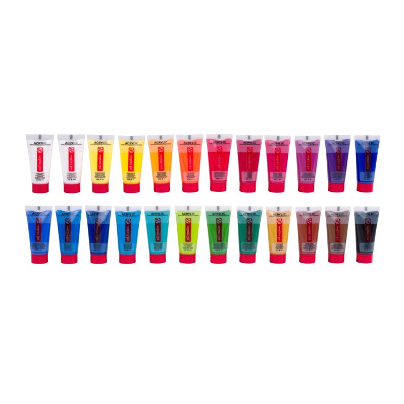 Talens Acrylic colour set | 24 x 12 ml